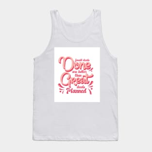 'Small Deeds Done Are Better' Food and Water Relief Shirt Tank Top